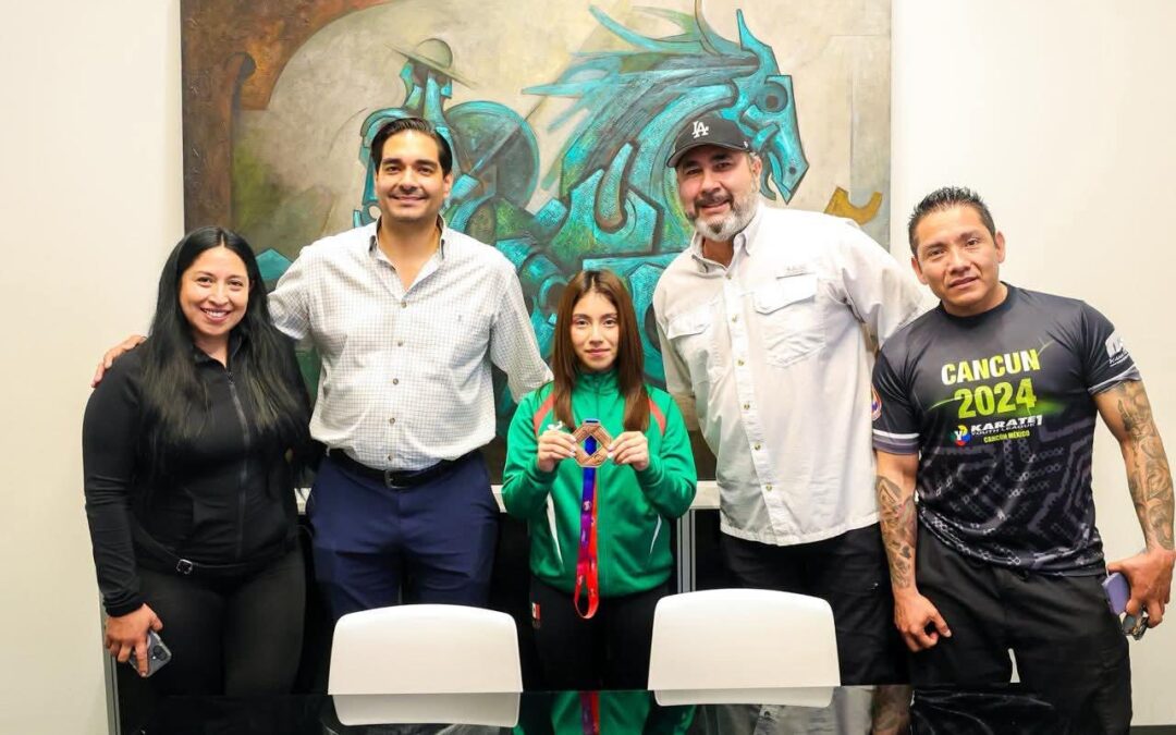 Felicitó Alcalde Carlos Peña Ortiz a Dania Jimena Estudillo por triunfo deportivo