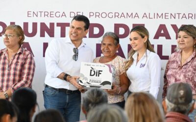 Aseguran DIF y Municipio acceso a alimentos nutritivos a 800 familias más.