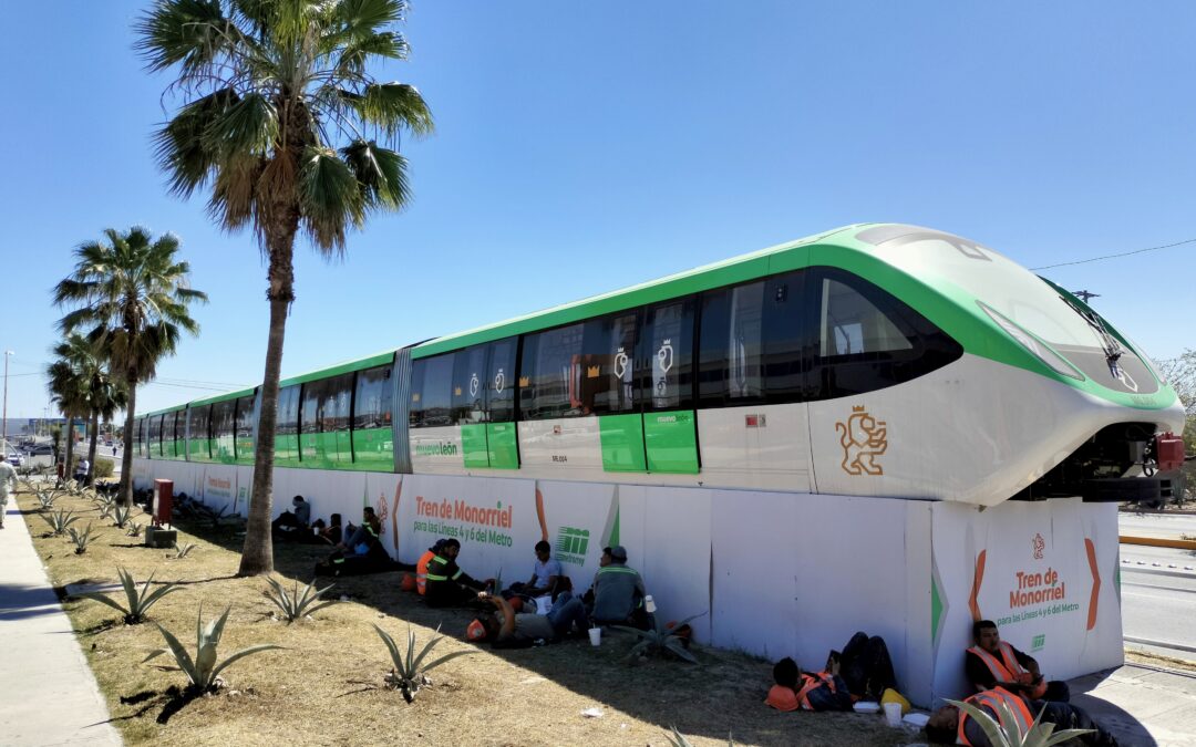 Avanza Obra de  Monorriel en Monterrey Rumbo al Mundial 2026