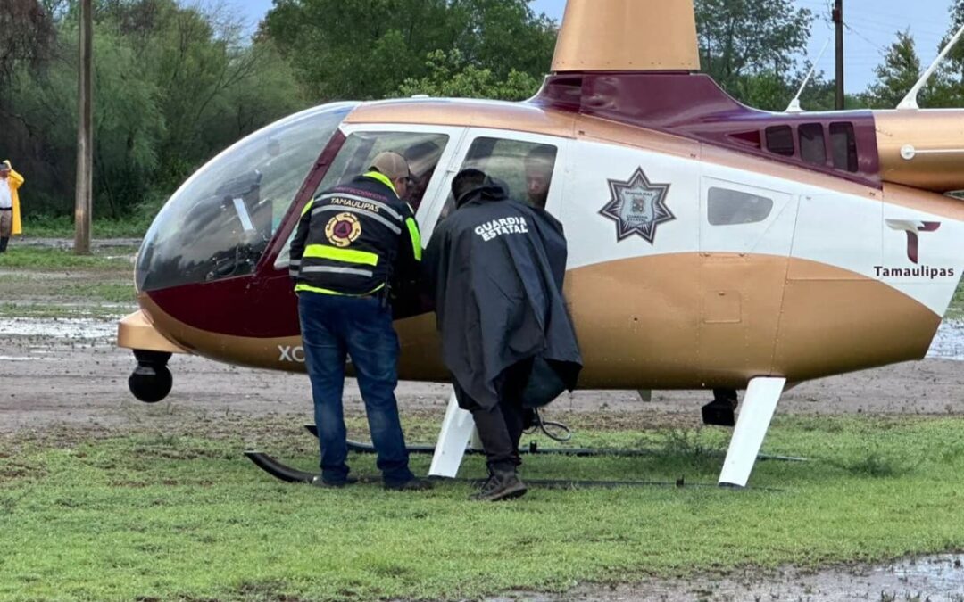 Supervisa Protección Civil Incendio Forestal en Jaumave con Sobrevuelo