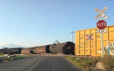 Otro Más… Descarrila Tren con Material Peligroso en Tlaxcala
