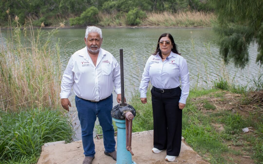 Refuerza Ernestina Perales Estrategia Hídrica en Camargo