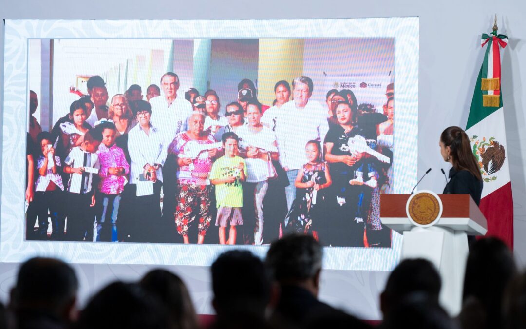 Entregan Sheinbaum y Américo Viviendas a Pescadores