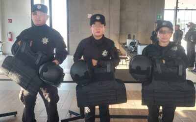 Equipa SSPT a Guardia Estatal en Nuevo Laredo