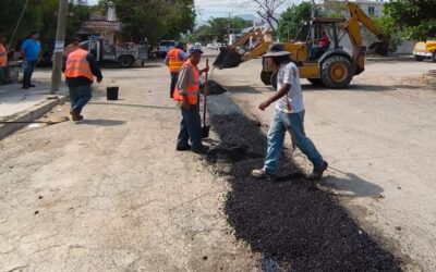 Mantiene Victoria Acciones de Bacheo en Periodo Vacacional