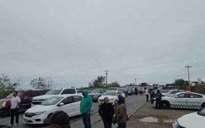 Bloquean Carretera San Fernando–Matamoros