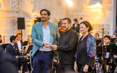 Acompañaron Reynosenses a Carlos Peña Ortiz en Grandioso Concierto Sinfónico