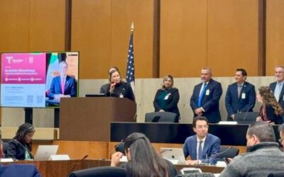 Participa Ninfa Cantú Deándar en Reunión Binacional Sobre Cruces