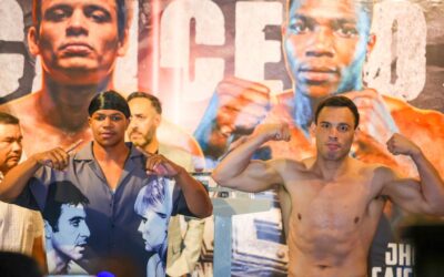 Dan el Kilo; Carlos Peña Ortiz y Julio César Chávez Atestiguan Pesaje