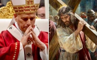 Encarna Papa León XIV Viacrucis de Viernes Santo