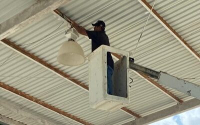 Rehabilita Camargo Luminarias en Kínder  Mejorando Entorno