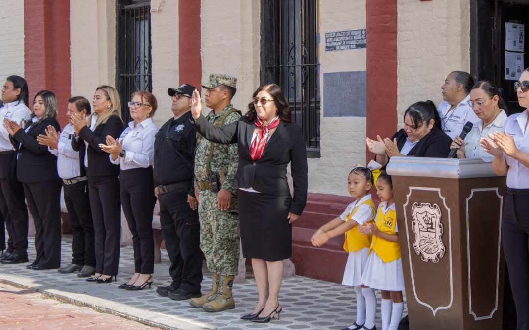 Encabeza Ernestina Perales conmemoración por la Batalla de Puebla en Camargo