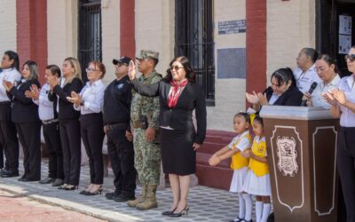 Encabeza Ernestina Perales conmemoración por la Batalla de Puebla en Camargo