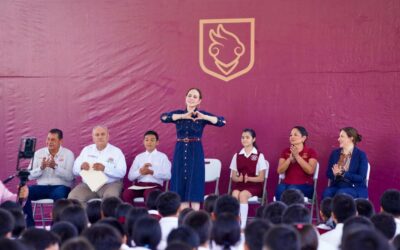 Entrega Carmen Lilia Obras Escolares y Fortalece Convivencia