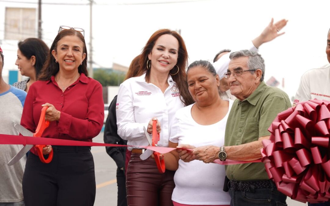 Entrega Carmen Lilia Modernización vial