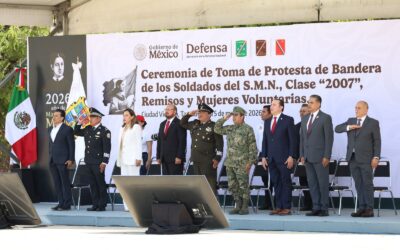 Gobierno de Tamaulipas Honra Batalla de Puebla con Toma de Protesta  a Jóvenes del SMN