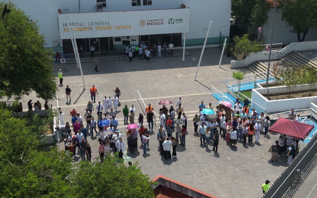 Presente Tamaulipas en Simulacro Nacional