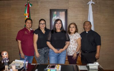 Fortalecen organización de fiestas patronales de Santa Ana en Camargo