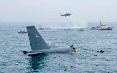 Se Estrella Stratotanker Militar de Estados Unidos en Golfo Pérsico