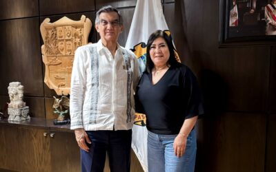 Reconoce Ernestina Perales liderazgo de Américo Villarreal