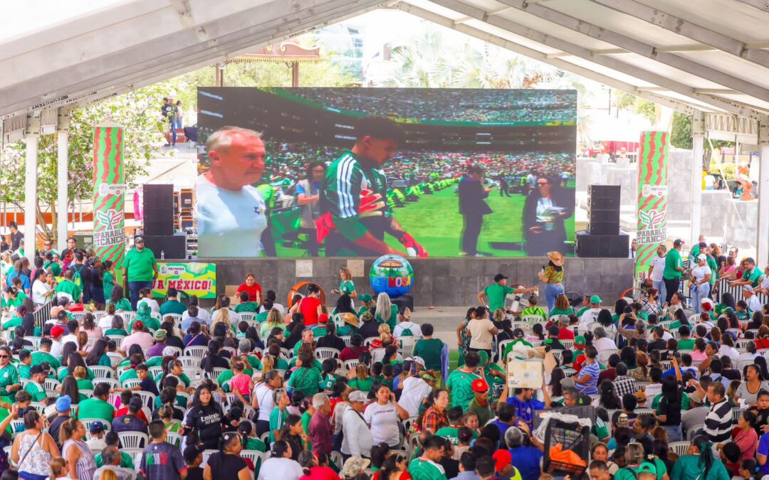 Compartieron Emociones del Mundial de Futbol Familias Reynosenses