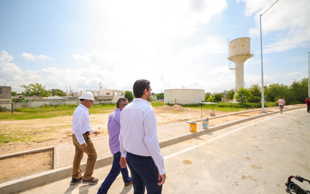 Supervisó Carlos Peña Ortiz rehabilitación del bordo de contención del Canal Rodhe