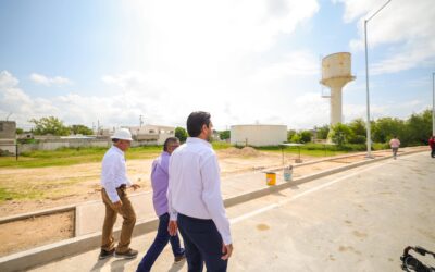 Supervisó Carlos Peña Ortiz rehabilitación del bordo de contención del Canal Rodhe