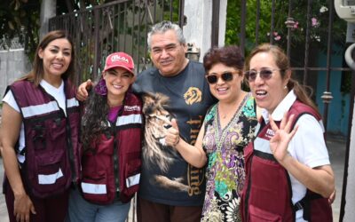 Entrega Senadora Olga Sosa Credenciales de Morena en Matamoros