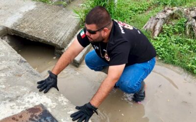 Realizan Protección Civil y Comapa Limpieza Preventiva en Camargo
