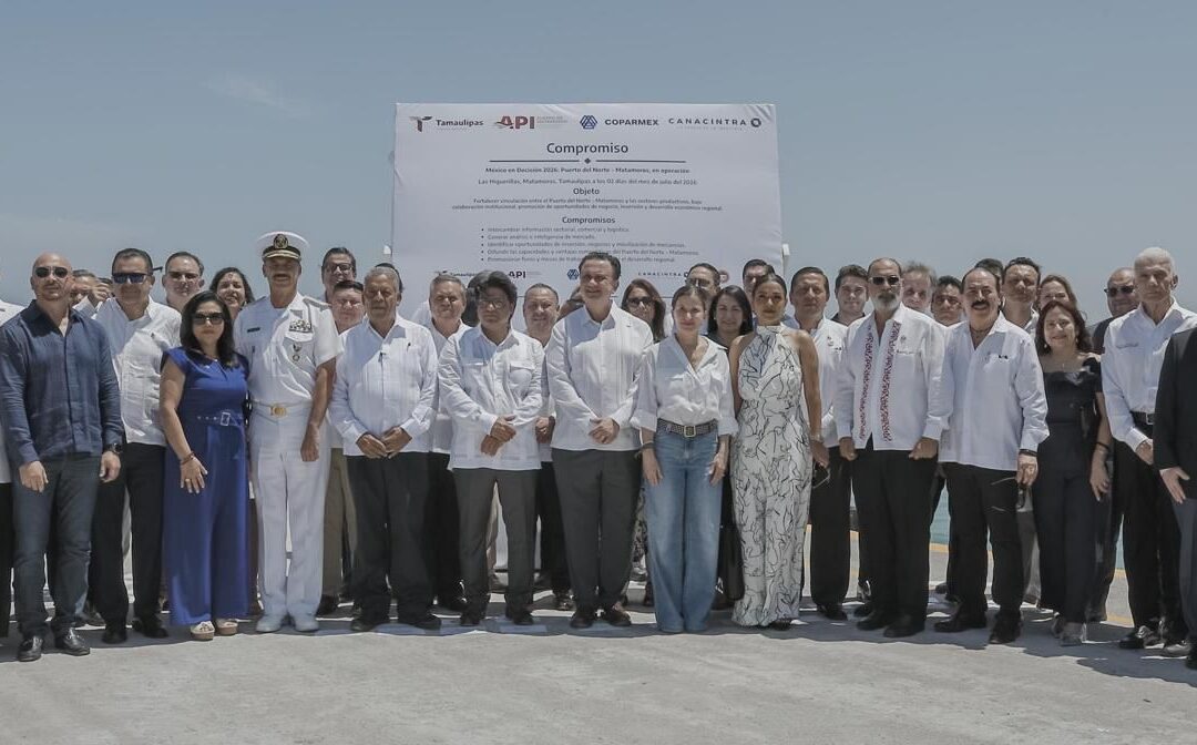 Impulsa Tamaulipas la Competitividad Logística con Avances del Puerto del Norte en Matamoros
