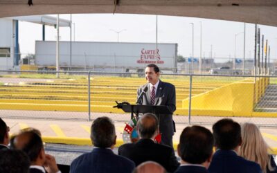 Asegura Cuellar 25 millones de Dólares Para Ampliar Puente del Comercio Mundial