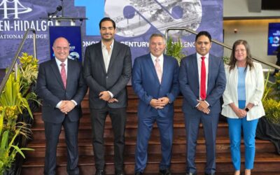 Celebraron Presidente de Reynosa y Mayores de McAllen e Hidalgo, Centenario del Puente Internacional