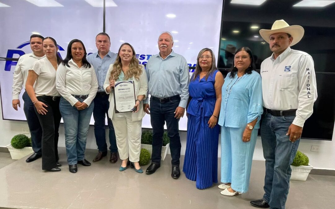 Asume Gloria Garza Dirigencia Estatal del PAN