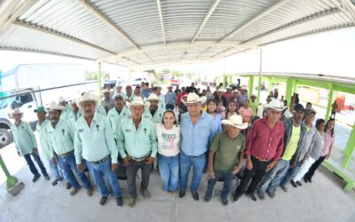 Senadora Olga Sosa recorre viveros de Sembrando Vida en Miquihuana