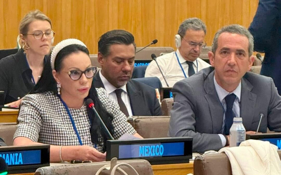 Refuerza Diputada Giselle Arellano Liderazgo de México ante la ONU