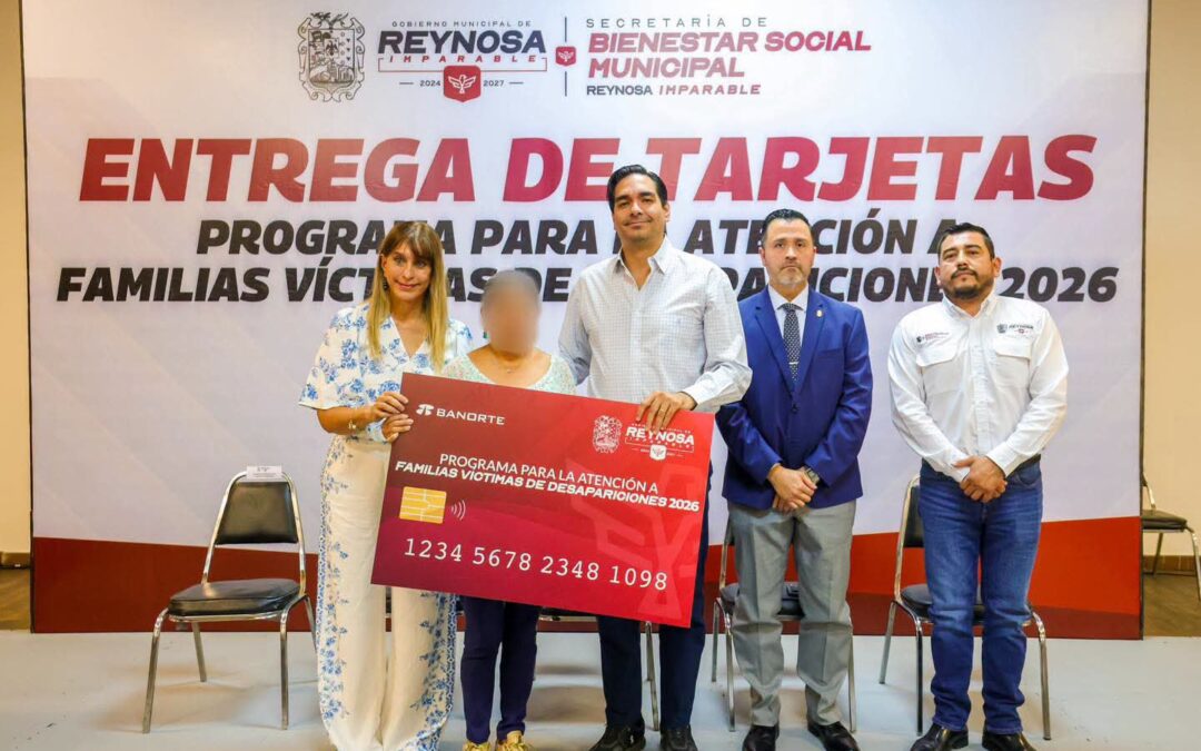 Entregó Carlos Peña Ortiz Apoyos Económicos a Familias Reynosenses con Personas Desaparecidas