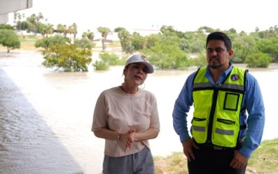 Encabeza Carmen Lilia Operativo por Creciente del Río Bravo