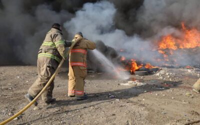 Arde Relleno Sanitario en Victoria