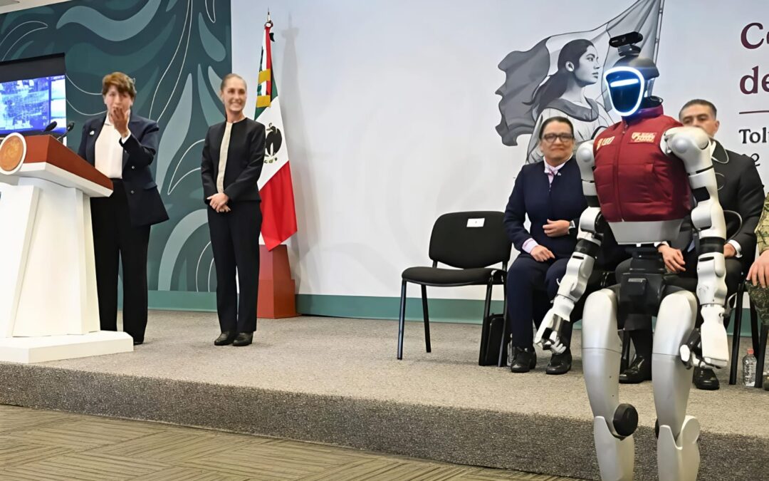 Incorporan robots con IA al C5 mexiquense