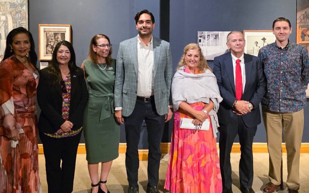 Asistió Carlos Peña Ortiz a Exposición de Diego Rivera en el IMAS