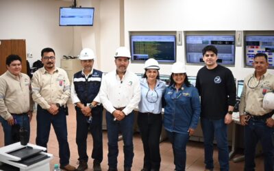 Visita Senadora Olga Sosa en Altamira una de las principales plantas generadoras de energía en México