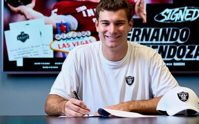 Firma Fernando Mendoza Contrato Millonario con Raiders