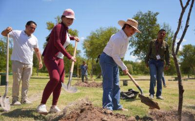 Participa Gobierno de Carmen Lilia Canturosas en Jornada de Reforestación