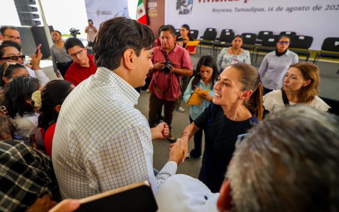 Recibió Carlos Peña Ortiz a la Presidenta Claudia Sheinbaum Pardo