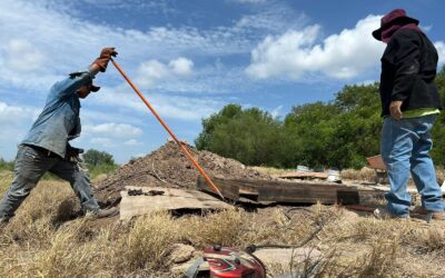Avanza cimentación de puente peatonal en la Campestre 2
