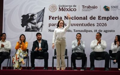 Acerca Carmen Lilia Canturosa y Gobierno de Tamaulipas Empleo a Jovenes de Nuevo Laredo
