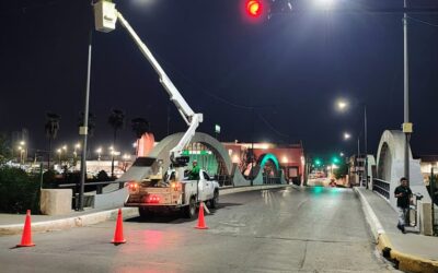 Restableció Gobierno de Reynosa alumbrado en área céntrica
