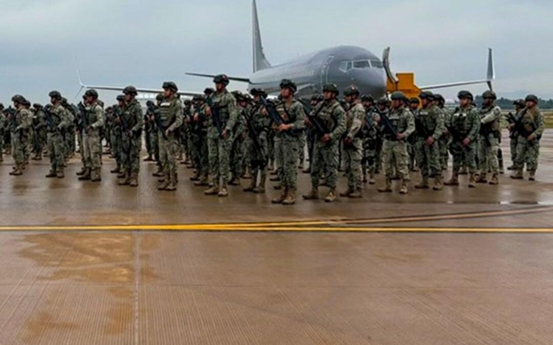 Refuerza Defensa Sinaloa con 300 Militares; Despliegue por Aire