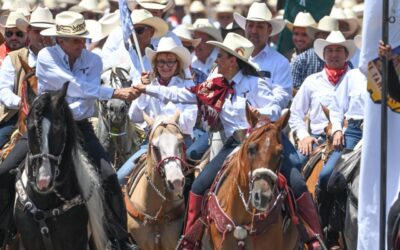 Participa Senadora Olga Sosa en Cabalgata de la Unidad en Tamaulipas