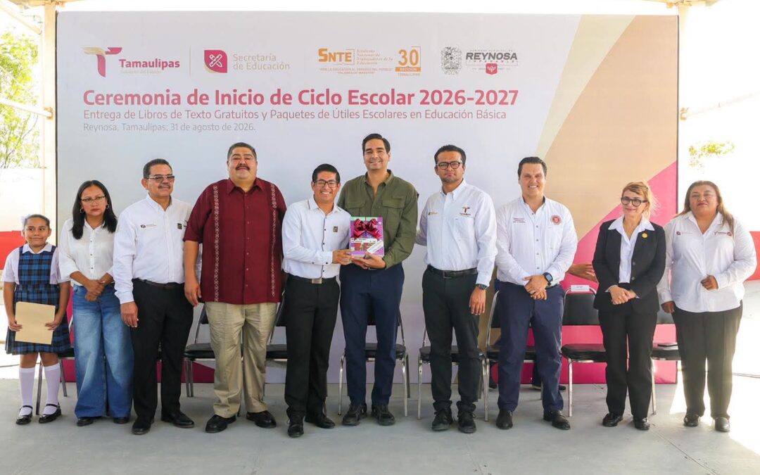Dio Inicio a Ciclo Escolar Alcalde Carlos Peña Ortiz